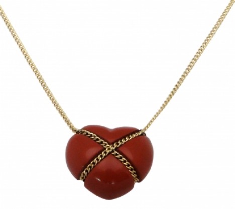 Tiffany coral necklace deals