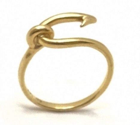 Rings | Gone Fishing! Hook Line & Sinker- Fish Hook Ring