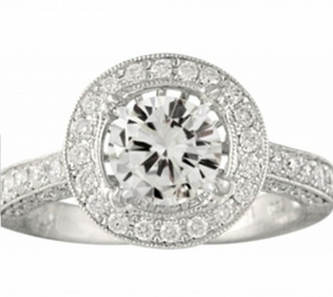 round brillian diamond rings