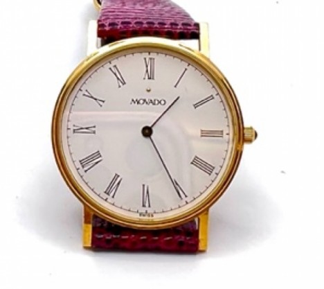 Men s Estate Vintage Watches Movado Swiss Yellow Gold Quartz Watch